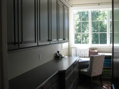Remote Workspace by Finishing Touch Custom Woodworks, Inc.
