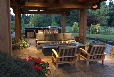 Sammamish Outdoor Living + Dining — Landscape Design project by Alderwood Landscape Architecture And Construction
