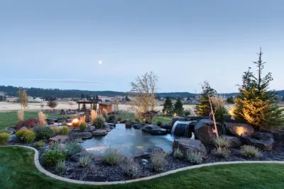 North Spokane Estate Retreat + Water — Landscape Design project by Alderwood Landscape Architecture And Construction