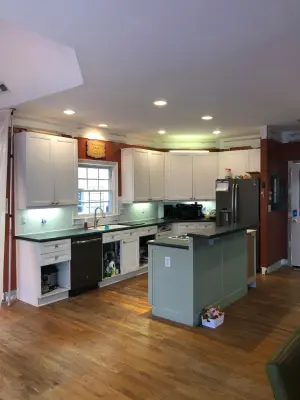 Farmhouse Kitchen Renovation in Peachtree City by Rosa Moreno Kitchens