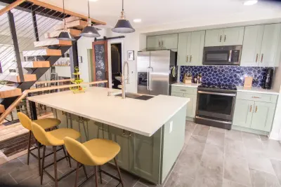 Philadelphia City Row House Kitchen by Tucker Distinctive Kitchens
