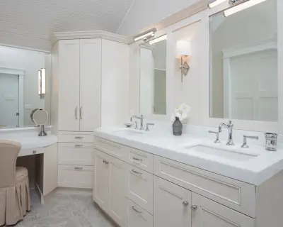 Harvey Cedars Transitional Haven by the Bay by Francie Milano Kitchens Inc.