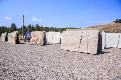 Accurate Stone Yard — Kitchen Remodeling project by Precision Granite