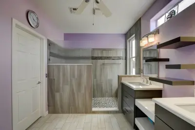 Lavender Fantasy Bath in Sun City Anthem by Las Vegas Remodel & Construction