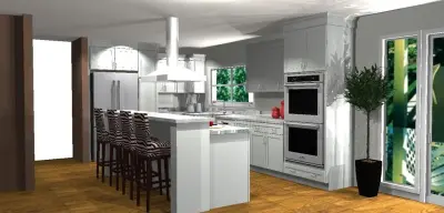 Authentic 3D Viewpoints — Kitchen Remodeling project by Kitchen & Bath Design Service