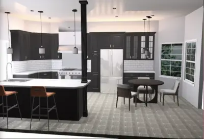 Housing Developments — Kitchen Remodeling project by Wilshire Cabinet + Co. - Norman Annex