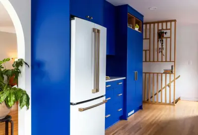 Vintage Cobalt Kitchen by Revival House