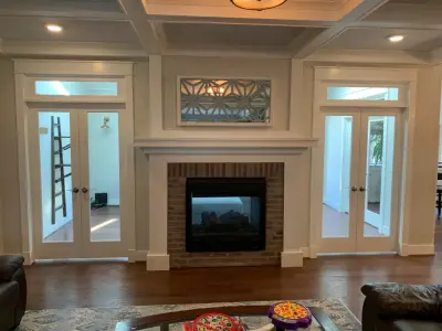 Rountree Case Opening Transformation to French Doors — Kitchen Remodeling project by Rick's Renovations Inc