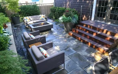 Lots of Living is Happening in this Compact Gem of a Garden — Landscape Design project by Cambium Inc. in Seattle