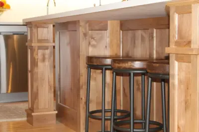 Contemporary Touch on Rustic — Kitchen Remodeling project by Silver Leaf Home Center