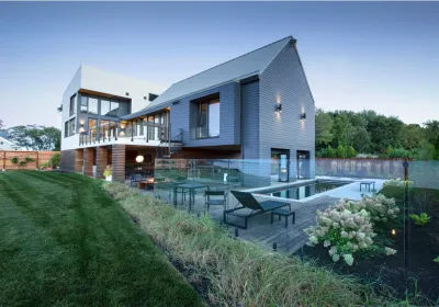 Mt Hope Bay Residence by Charles Earl Landscape Architecture LLC