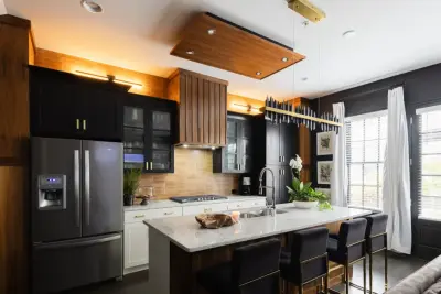 Loft Kitchen in Sandy Springs by Interiors By Abraham
