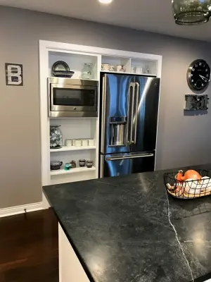 Culinary Space - Showcase - White Finish — Kitchen Remodeling project by Kitchen Design Gallery
