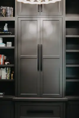 Hidden Office Space by Corvin's Floor Coverings & Cabinetry
