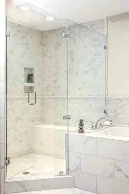 Ample Bathroom by Kitchens Unlimited