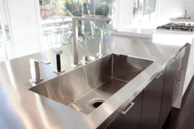 Modern Stainless Design by Kitchen & Bath Designs By Leah LLC