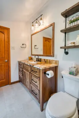 Elegant Stone Walk-In Shower by Excel Remodeling