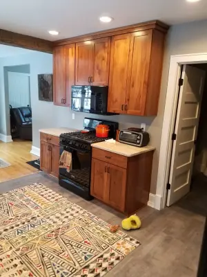 Suamico Farmhouse Renovation — Kitchen Remodeling project by Kitchen And Bath Design Center Of Mid-State Supply