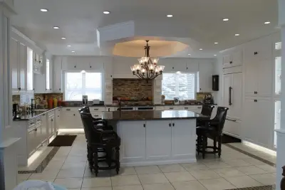 The Elegant Lakeside Residence — Kitchen Remodeling project by Silver Leaf Home Center