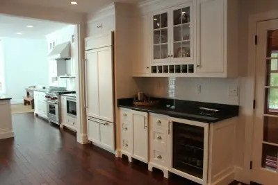 The Traditional Kitchen at the Lakehouse by Frontier Craftsmen