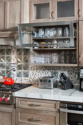 Contemporary Waverly Kitchen Design by Mariotti Building Products