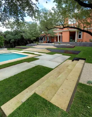 steps by D-CRAIN Design And Construction