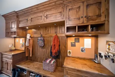 Personalized Entryway Space — Kitchen Remodeling project by Merrick Kitchen & Bath, Ltd