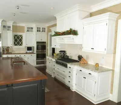 Classic Kitchen with White Cabinetry — Kitchen Remodeling project by Merrick Kitchen & Bath, Ltd