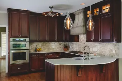 LUXE Kitchen Renovation with a Transitional Style by Interiors By Abraham