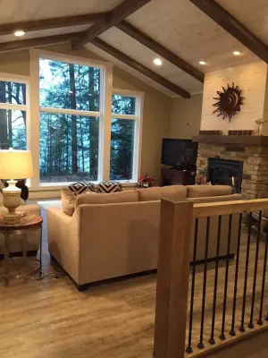 Rustic Transitional Kitchen — Kitchen Remodeling project by Eagle River Cabinets