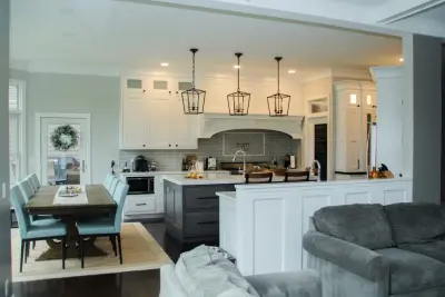 Farmhouse-Inspired Transitional Kitchen on Scenic Dr. — Kitchen Remodeling project by Designs By Karen