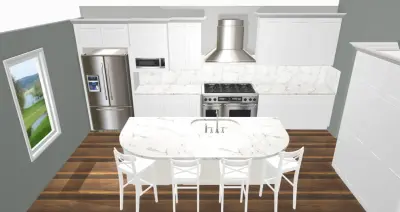 Renovated Kitchen — Kitchen Remodeling project by KSA Interior Design