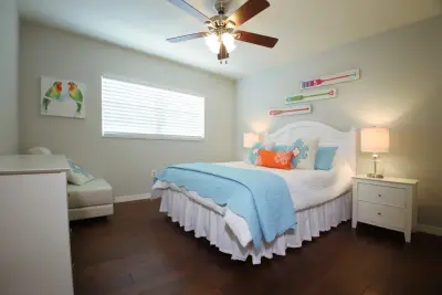 Retro Florida Coastal Condo Transitional Beach Design Renovation by Design Directions