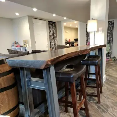 Walnut Countertop by Stacey Kocevar Designs, LLC