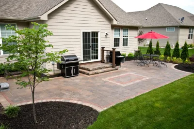 "Paver Rug" — Landscape Design project by Engledow Estates in Noblesville