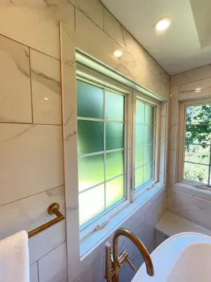 Stylish Bathroom Renovation by Haute Designs