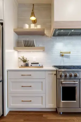 Nashville Kitchen with White Transitional Style — Kitchen Remodeling project by Spring Hill Design And Woodcraft