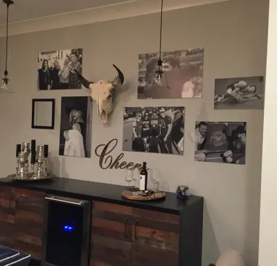 Wine Lounge — Kitchen Remodeling project by Finishing Touch Custom Woodworks, Inc.
