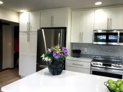Wixom Lake White Kitchen Renovation — Kitchen Remodeling project by Designs By Karen