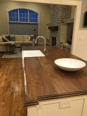 Timber Surfaces — Kitchen Remodeling project by Finishing Touch Custom Woodworks, Inc.