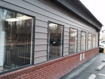 Rollex metal cladding for WSD Showroom Entrance — Siding & Exterior Remodeling project by Wholesale Siding Depot