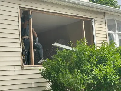 Garfield NJ Siding and Window Repair — Siding & Exterior Remodeling project by JC Brothers General Contractor Siding Repair