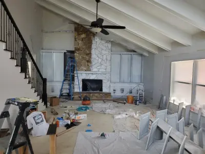 Interior renovation by Flawless Finish Inc.