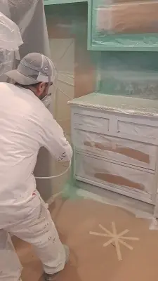 Cabinet Refinishing and Painting — House Painting Services project by Gaxiola's Painting LLC