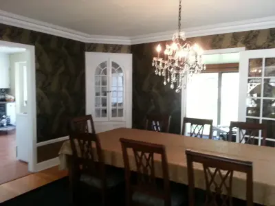 Decorative Wallpaper for Dining Rooms by Sommers Painting & Wallpapering LLC