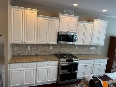 Louisville, KY Kitchen Cabinet and Bathroom Vanity Restoration — House Painting Services project by Wilder Painting