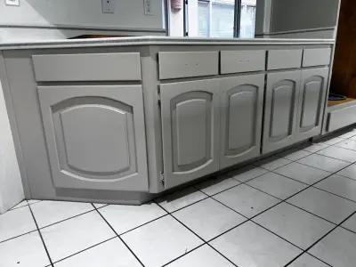 Cabinet Painting for the Kitchen — House Painting Services project by PaintingPros LLC