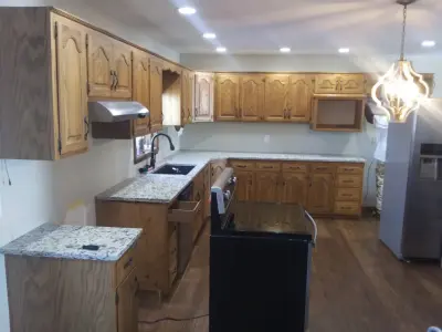 Cabinet Refinishing and Painting for Kitchens — House Painting Services project by A+ Bro's Painting & More