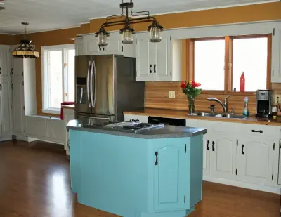 cooking storage units — House Painting Services project by The Painting Edge