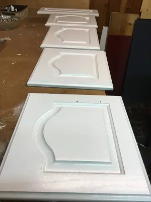 Canandaigua Kitchen Cabinets — House Painting Services project by M.B. Lind Painting